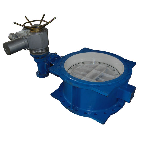 High Quality Double Eccentric PTFE Seat Flange Butterfly Valve