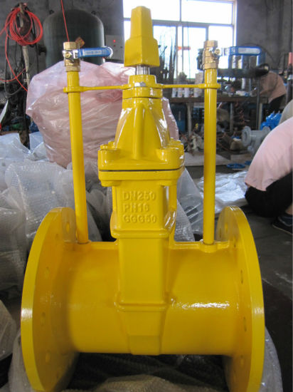DIN3352 F5 Dn250 Resilient Seated Non-Rising Stem Valve Gate Valve