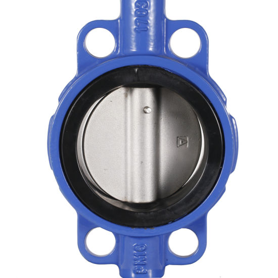 Wafer Butterfly Valve Through Shaft with Pin Ce Approval