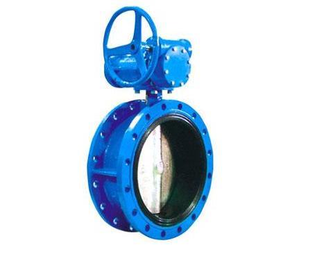 DIN Pn10 Double Flanged Butterfly Valve with Auto Part