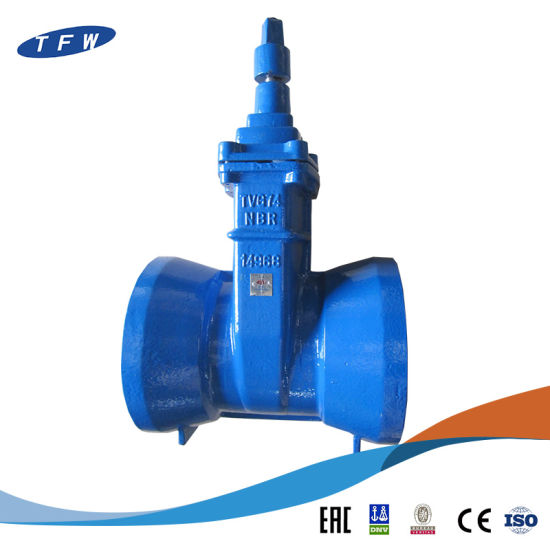 Cast Iron Grooved Gate Valve for PVC Pipe