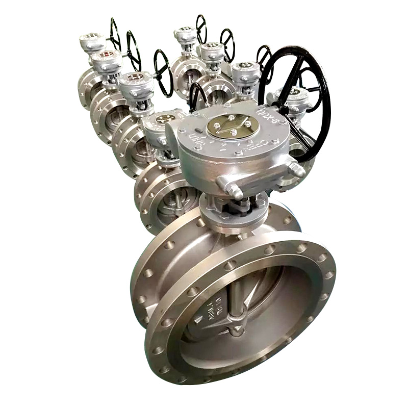 Triple eccentric stainless steel flange butterfly valve