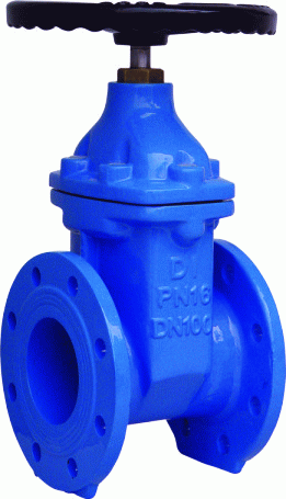 Non Rising Stem Resilient Flanged Gate Valve with Ce Approval