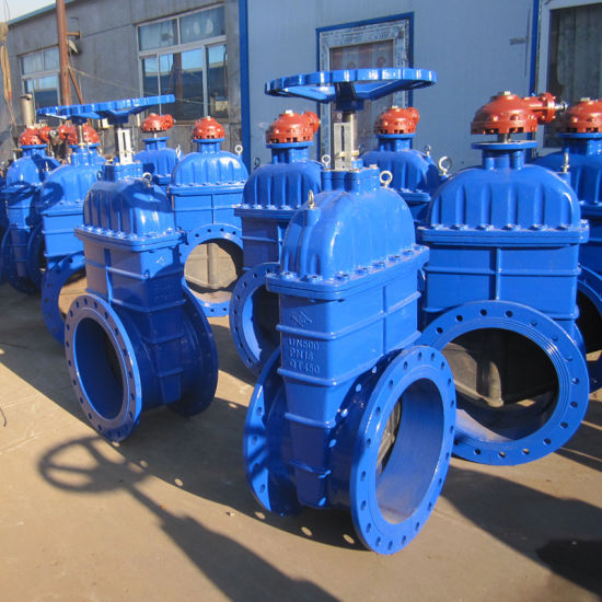 DIN3352 F4 Ductile Resilient Flanged Gate Valve Cast Iron