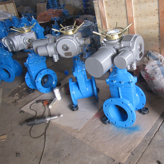 Wcb Pn16 Cast Iron Motorized Gate Valve