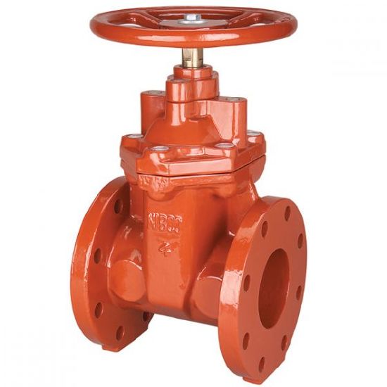 4 ′′ Flanged Resilient Wedge Ductile Iron Gate Valve