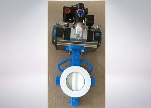 Strong Acid Wafer Butterfly Valve PTFE Seat