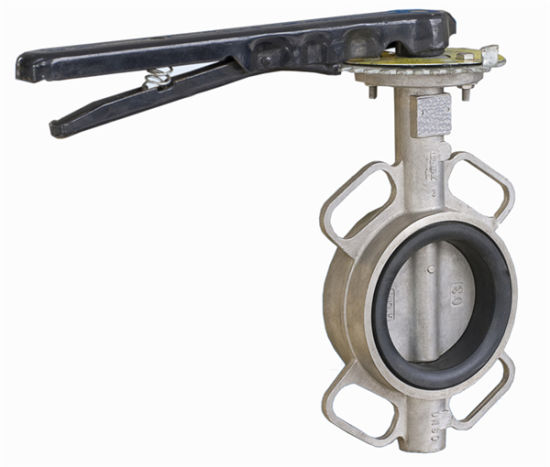 Ductile Iron Wafer Butterfly Valve with Universal Flange